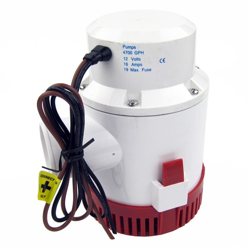 12v 4700 gph bilgenpumpe - 12v,