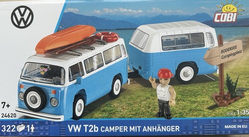T2b camper mit anhänger - t2b, vw