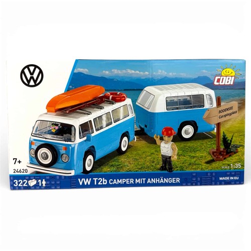Bulli van mit wohnwagen t2b - van,