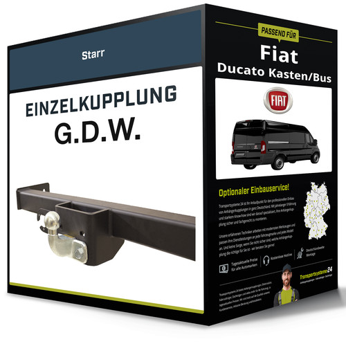 Starre anhängerkupplung für - starre,