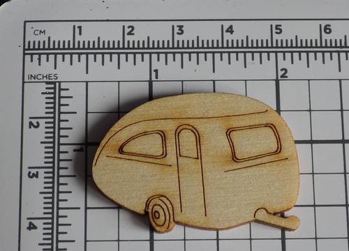 Holzstreuteile wohnwagen - 2x,
